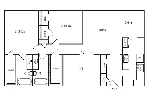 Floor plan C1 Renovated