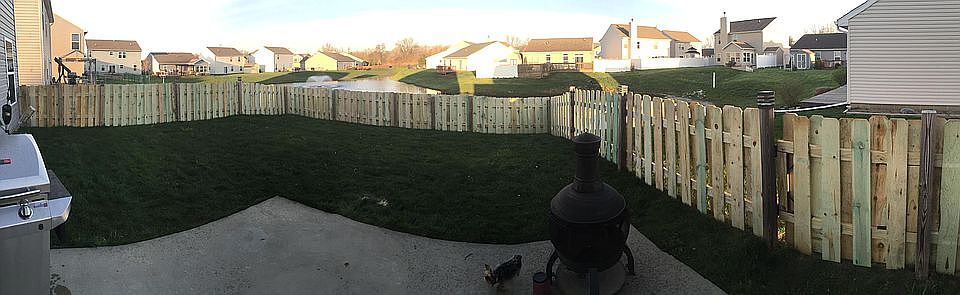 Fence installed 2016