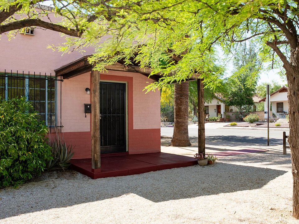 front of the house