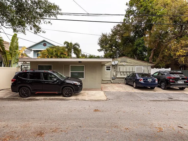 parking in rear of building