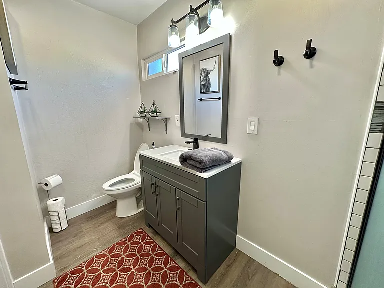attached master bathroom