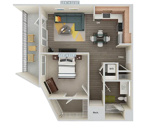 Floor plan A6-669