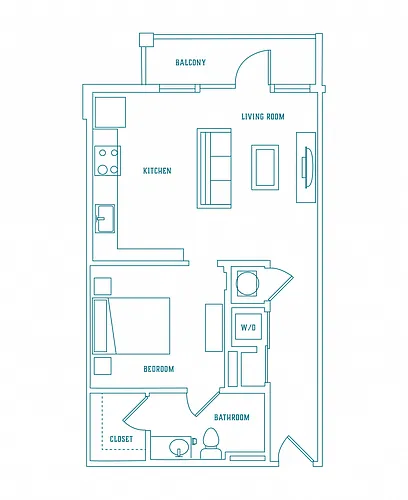 Floor plan Studio