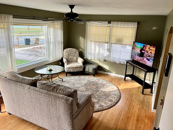 Living Room with hardwood floors