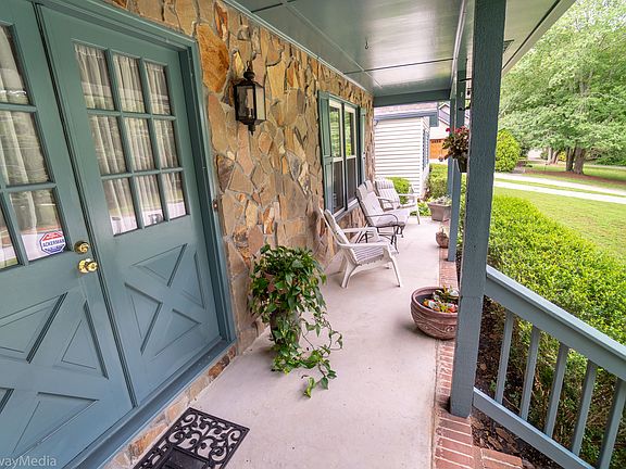 Inviting front porch