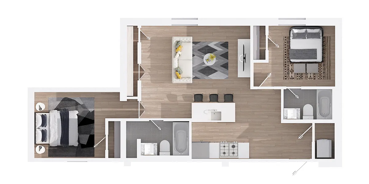 Floor plan 3I - 312