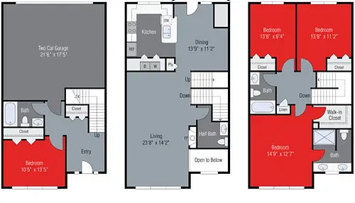 Floor plan D2 The Aria 2 Car