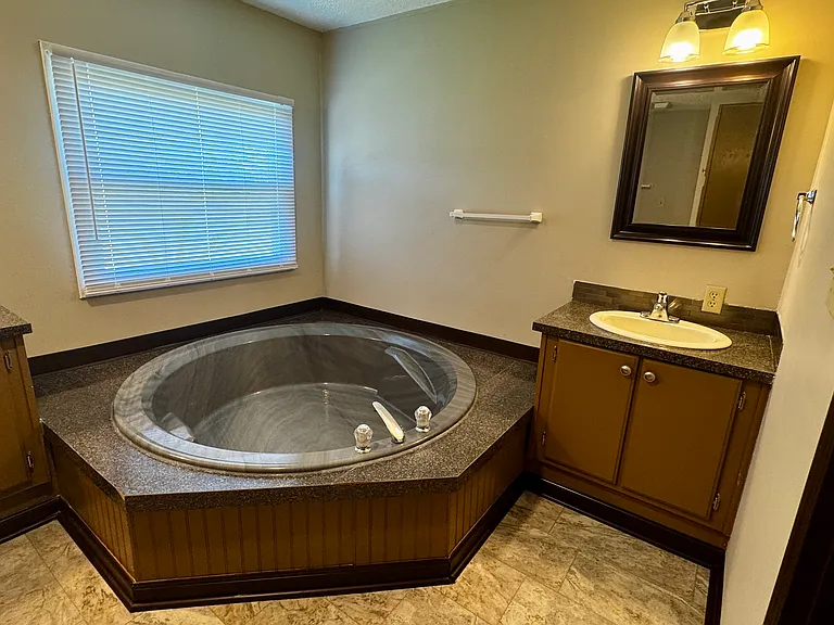 Master Bedroom bathroom garden tub and sink