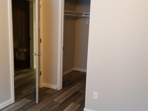 1st floor bedroom entrance and walk in closet