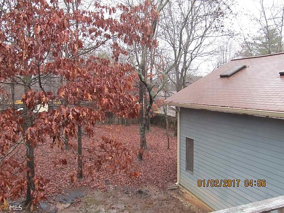 Rear of garage