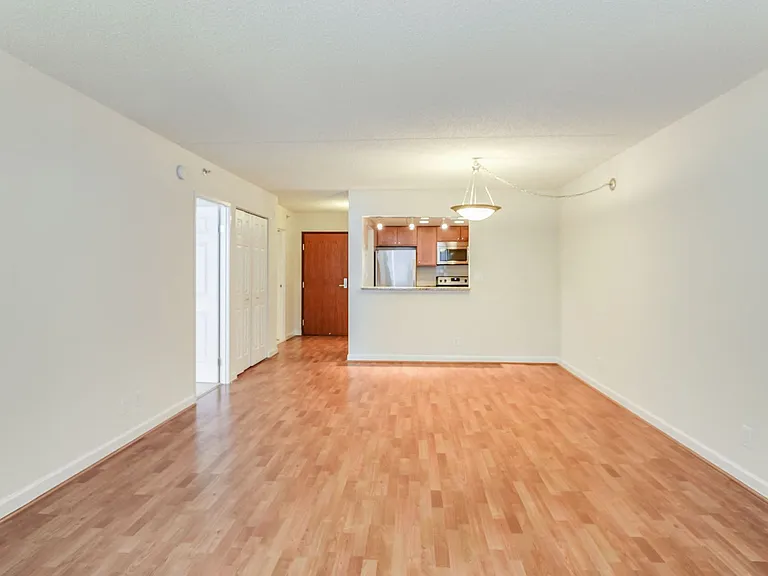 Renovated apartment living area