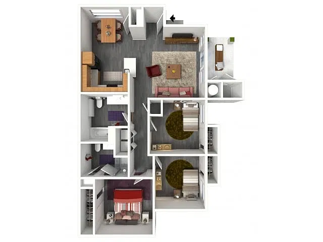 Floor plan 3 Bedroom