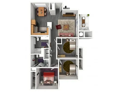 Floor plan 3 Bedroom