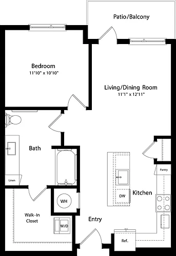 Floor plan A2a