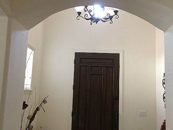 Turret entry with large door