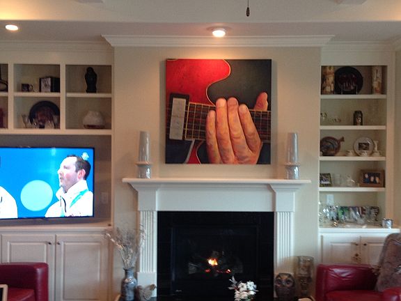 Gas fireplace & built-ins 