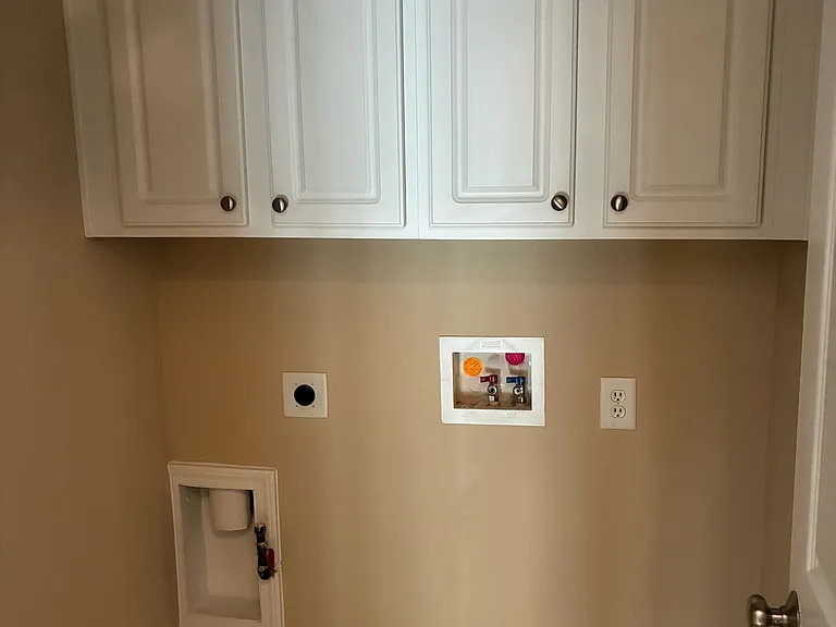 Laundry Room with washer dryer hookups on the 2nd floor.