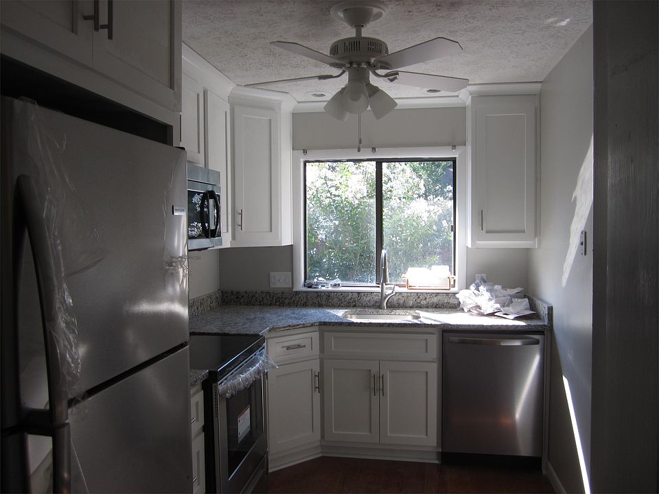 New cabinets and new appliances