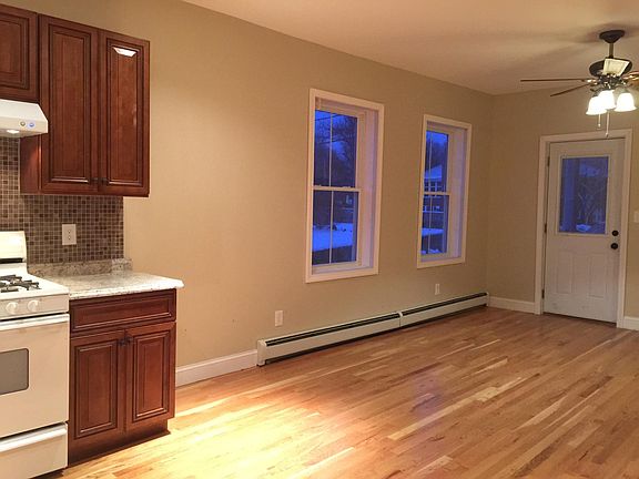 Open concept kitchen and living room.