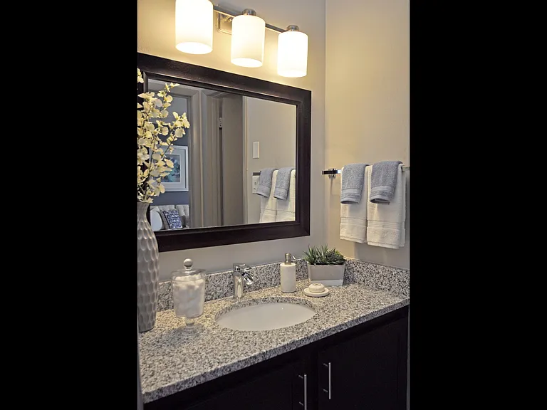 Bathroom + Granite Counters