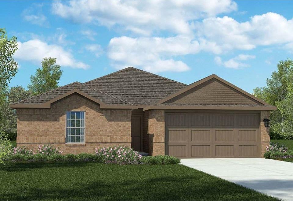 D.R. Horton's Express Homes The Bellvue Floorplan Elevation B
