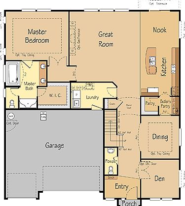 Example of Chestnut A Floor Plan