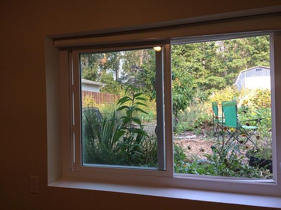 The view from the kitchen (nearly same as living room)