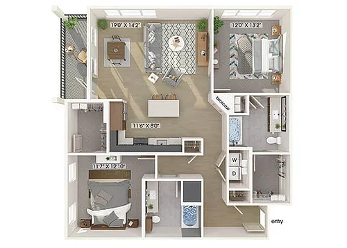 Floor plan B3