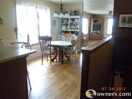 dinning room that flows into living room