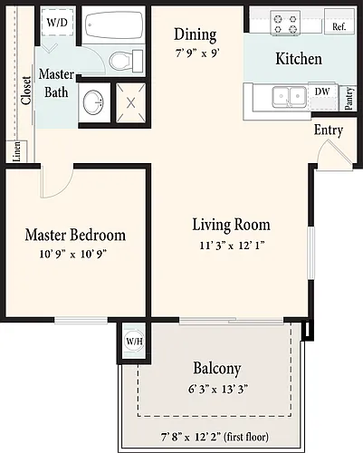 Floor plan The Brighton - Up