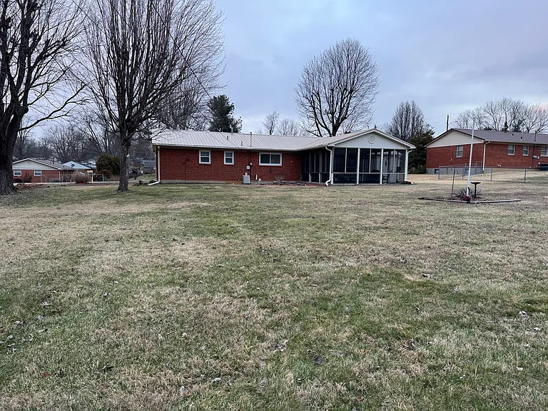 Large back yard