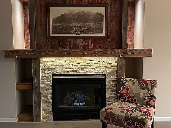 Custom fireplace