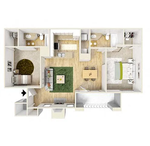 Floor plan B2A