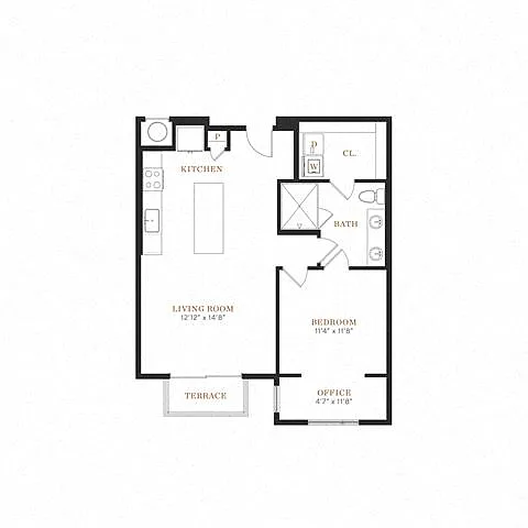 Floor plan 1C