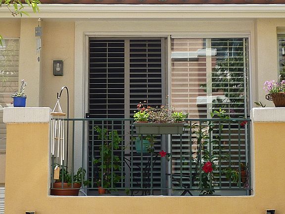 Balcony off living rm.