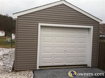 One Car Garage - Fully Sided and New Roof