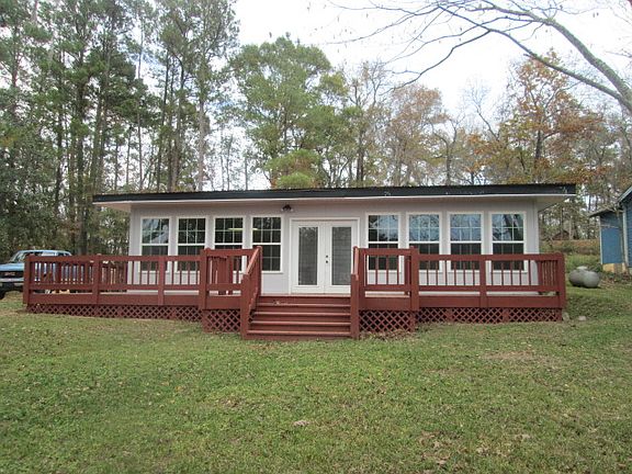 Side of home that faces lake