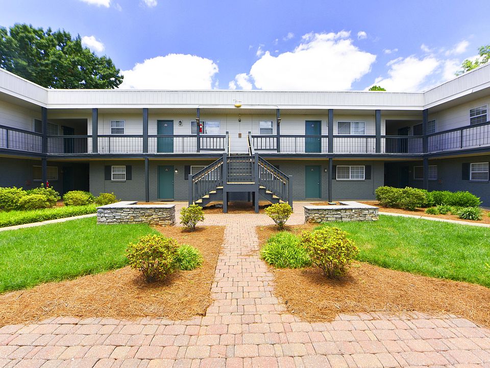 Exterior shot of the buildings