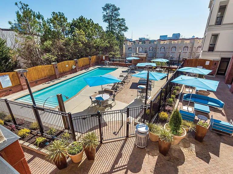 Go for a swim in the pool or hang out with friends on the sundeck