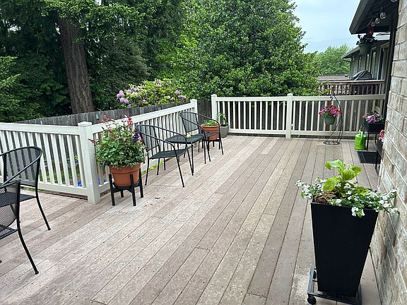 Large composite deck.