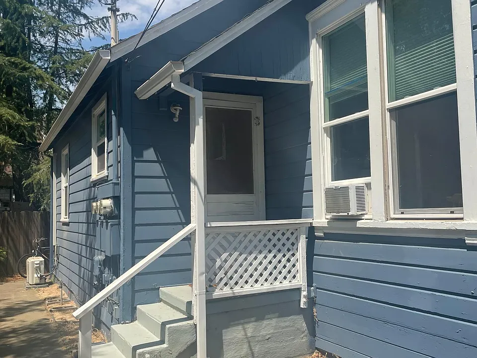 back door to shared fenced yard