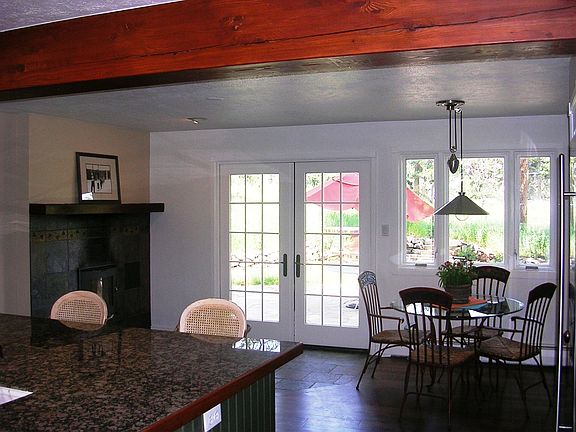 In Kitchen eating area