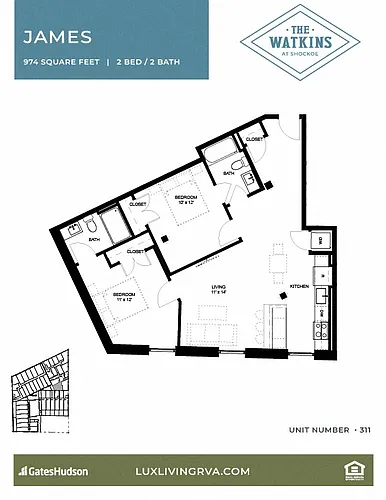 Floor plan James