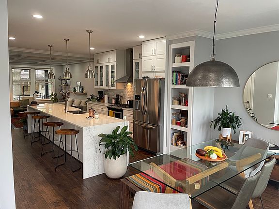 Open kitchen and modern living space
