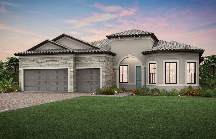 Exterior FM2B with stone details
