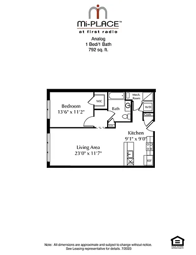 Floor plan Analog