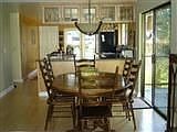 Dining room andn remodeled kitchen 