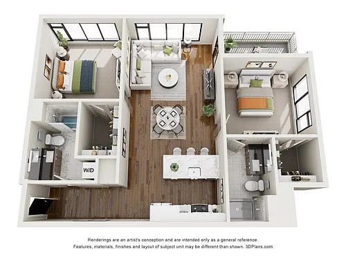 Floor plan Helios Penthouse