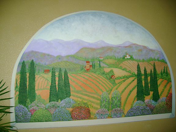 Mural in Dining