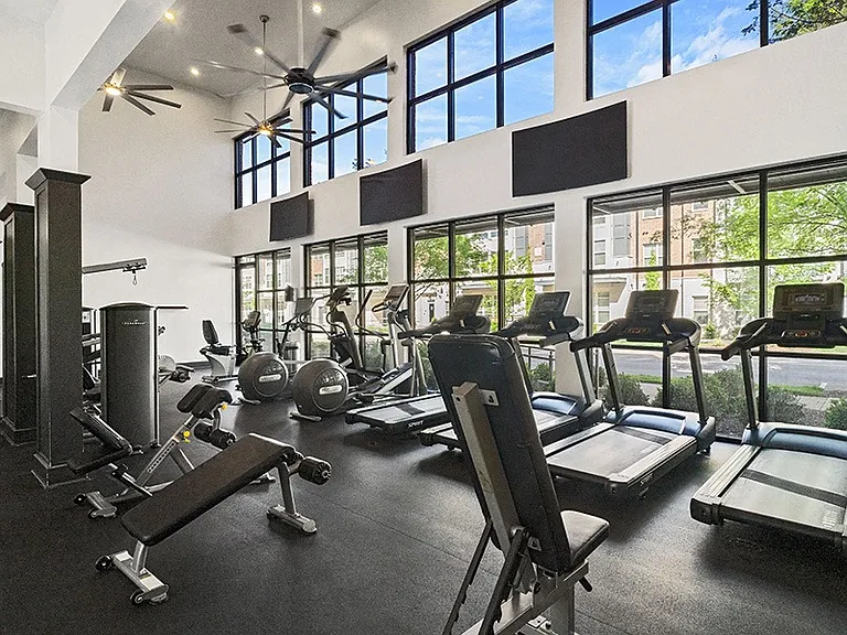Convenient, fully-equipped fitness center makes finding time to work out a breeze